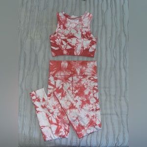 Tie Dye Mono B workout set